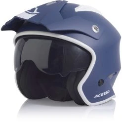 Acerbis ARIA Demi-Jet Motorradhelm Matt Blue