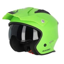 Acerbis Jet Motorradhelm Modell ARIA Green Fluo