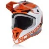 Acerbis LINEAR Orange Weiß Kreuz Enduro Motorradhelm