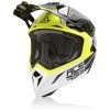 Acerbis STEEL Carbon Black Yellow Motorrad Cross Helm