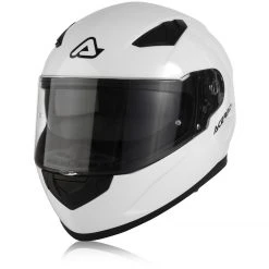 Acerbis X-STREET Integrierter Motorradhelm Glänzend Weiß
