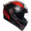 AGV K-1 Multi WARMUP Motorradhelm Schwarz Rot