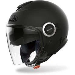 Airoh HELIOS Doppelvisier Jet Motorradhelm Farbe Matt Schwarz