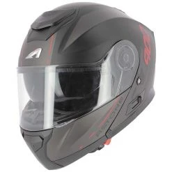 Astone RT900 STRIPE Modularer Motorradhelm Schwarz Matt Rot