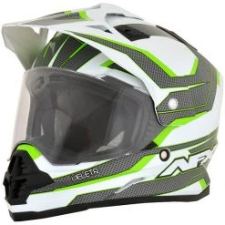 Cacso Integral Motorrad Dual Sport Afx FX-39 VELETA Grüne Farbe