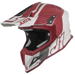 Carbon Cross Enduro Motorradhelm Just1 J12 SYNCRO Carbon Matt Bordeaux Grau