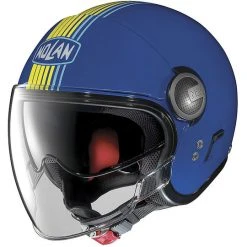 Casco Moto Mini-Jet Nolan N21 Dual-Visor Visor ClassicJoie De Vivre 033 Denim Blue