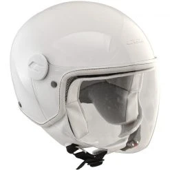 CGM 205s Kindermotorradhelm MAGIC SMILE Langes Weißes Visier