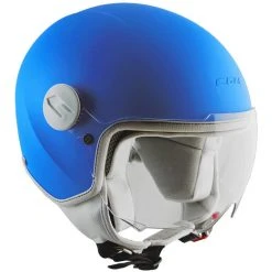 CGM 205s MAGIC SMILE Jet-Motorradhelm Für Kinder Matt Blue Visier