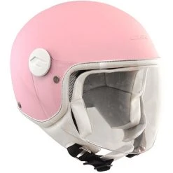 CGM 205s MAGIC SMILE Kinder Jet Helm Langvisier Matt Pink