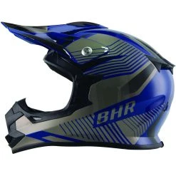 Cross Enduro Motorradhelm BHR 812 Off Road Blast Blau
