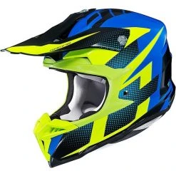 Cross Enduro Motorradhelm HJC I50 Argos MC23 Gelb Blau
