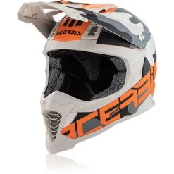 Cross Enduro Motorradhelm In Acerbis Fiber X-RACER VTR Orange Gold