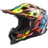 Cross Enduro Motorradhelm Offroad Ls2 MX700 Subverter Evo RASCAL Schwarz Orange Fluo