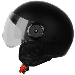 Origine Demi-Jet Helm Moto Herkunft Neon Solid Black Matt