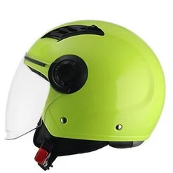 Demi-Jet Moto BHR 804 TOP Helm Gelb Fluo
