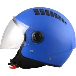 Demi-Jet Moto Helm BHR 810 Air Matt Blau