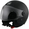 Demi-Jet Moto Helm BHR 810 Air Mattschwarz