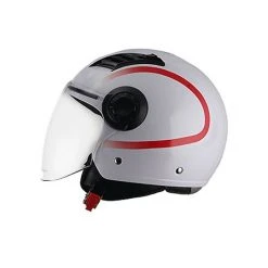 Demi-Jet Motorradhelm BHR 804 TOP Splash Weiß