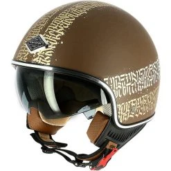 Demi Jet Motorradhelm Custom Astone MINIJET 66 Tattoo Zusammenfassung Cali Matt Brown