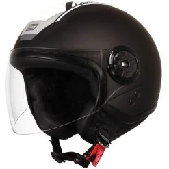 Origine Demi-Jet Motorradhelm Origin NEON SCOOP Weiß Matt Schwarz