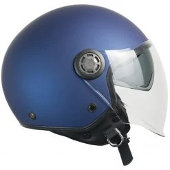 Demi-Jet Ska-P 1SH ZED Mono Blue Satin Motorradhelm