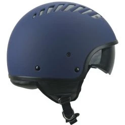 Demi-Jet Ska-P 1T TIKI MONO Motorradhelm Matt Blue Silver Network