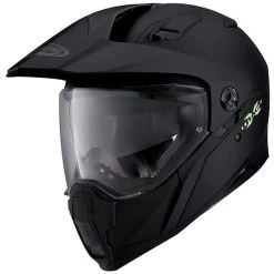 Doppel-Rad Motorradhelm Straße Caberg Xtrace Mattschwarz