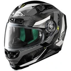 Full Carbon Motorradhelm X-Lite X-803 Ultra Carbon Mastery 041 Schwarz Weiß