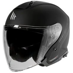 MT Helmets Helm Jet Helm MT Helmetets Thunder3 SV Jet Solid A1 Matt Schwarz
