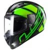Helm Moto Integral Carbon-LS2 FF323 Pfeil R Evo Ion Schwarz Fluo Grün