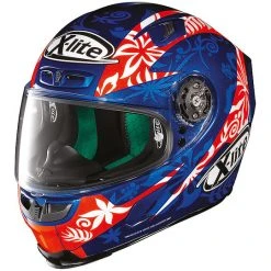 Integral Motorrad Helm In X-Lite X-803 Fiber Replik 016 D. Petrucci Cayman Blau