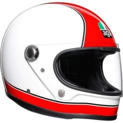 Integral Motorradhelm AGV AGV Super-Legende X3000 Multi Rot Weiß