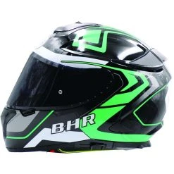 Integral Motorradhelm Bhr 813 Doppelvisier Green Line
