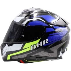 Integral Motorradhelm Bhr 813 Doppelvisier Multi Blau Gelb