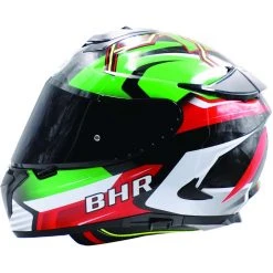Integral Motorradhelm Bhr 813 Doppelvisier Spider Grün Italien