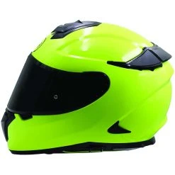 Integral Motorradhelm Bhr 813 Double Yellow Fluo Visier