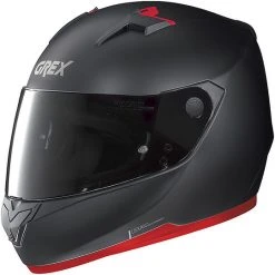 Integral Motorradhelm Grex G6.2 K-Sport 010 Matt Schwarz + Dunkelgrün Visier