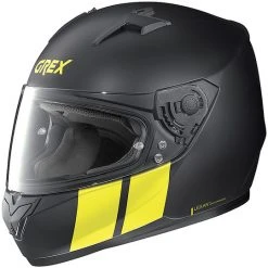 Integral Motorradhelm Grex G6.2 Streifen 013 Matt Gelb Gelb