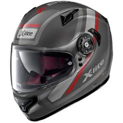 Integraler Motorradhelm In X-Lite X-661 Kamerad N-com 042 Lava-Faser