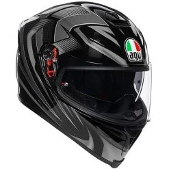 Integralhelm AGV K5 S Multi HURRICANE 2.0 Schwarz Grau
