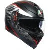 Integralhelm AGV K5 S Multi THUNDER Schwarz Weiß Rot Matt