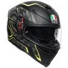 Integralhelm AGV K5 S Multi TORNADO Schwarz Gelb Fluo
