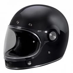 Integralhelm Vintage Stormer Herkunft Glossy Black