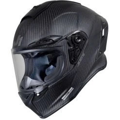 Integrierter Motorradhelm Aus Carbon Just1 J-GPR SOLID Carbon Matt