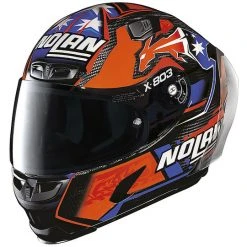 Integrierter Motorradhelm Aus X-Lite Carbon X-803 RS Ultra Carbon REPLICA 024 C. Stoner