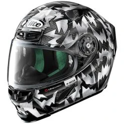 Integrierter Motorradhelm Aus X-Lite Carbon X-803 Ultra Carbon IMAGO 063 Schwarz Grau