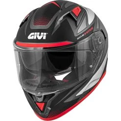 Integrierter Motorradhelm Givi 50.6 Stuttgart Folgen Sie Schwarz Silber Rot
