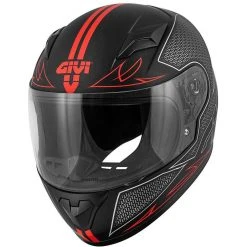 Integrierter Motorradhelm Givi Junior 4 Fly Black Red