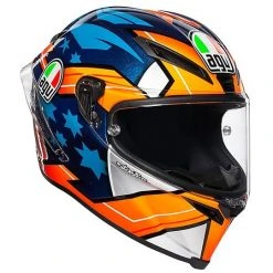 Integrierter Motorradhelm In AGV Fiber CORSA R MILLER 2018